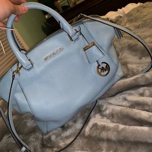 Light blue Michael Kors purse